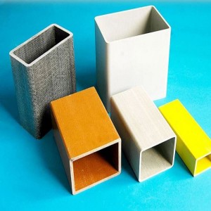 Tubo rectangular pultrudado de FRP